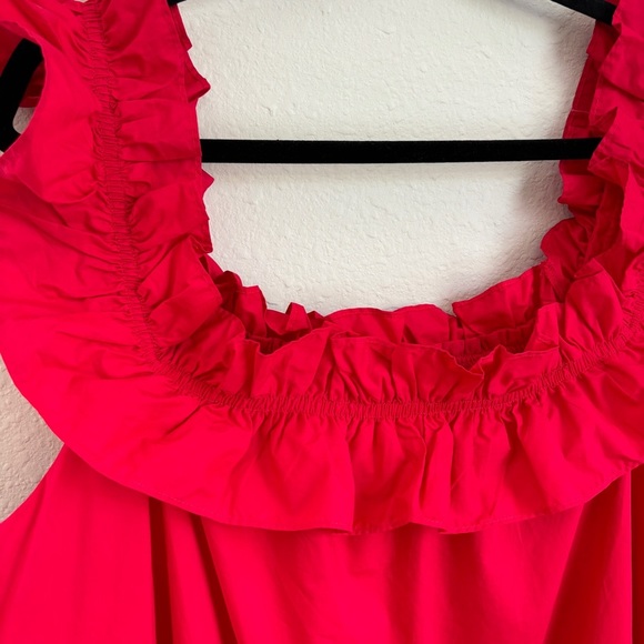 Tuckernuck Red Ruffle Mini Dress - Picture 3 of 9